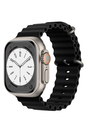 Apple Watch 38mm Uyumlu Ocean Kordon - Siyah