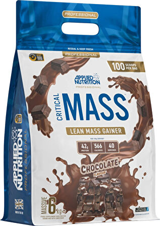 APPLİED NUTRİTİON Critical Mass Professional - Lean Mass Gainer 6 Kg (Karbonhidrat tozu) - 40 servis