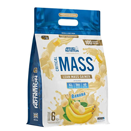 APPLİED NUTRİTİON Critical Mass Professional - Lean Mass Gainer 6 Kg (Karbonhidrat tozu) - 40 servis