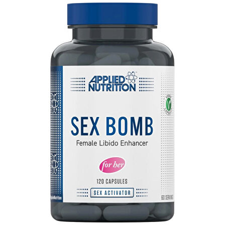 Appli̇ed Nutri̇ti̇on Sx Bomb Female (MACA+MUİRA PUAMA+ZİNC+GİNSENG+KSM66) 120 Kapsül (Bayanlara Özel)
