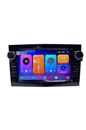 Oto Multimedya Opel Astra H Black UNI - TY / 2 GB RAM 32 GB HDD / 7 Inch Ekr. Carplay And. 13 Double