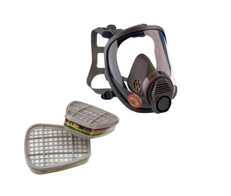 3M 6800 Tam Yüz Maskesi ve 3m 6059 Abek1 Maske Filtresi