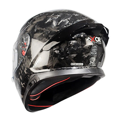 AXOR Apex Forged Carbon KASK SİYAH