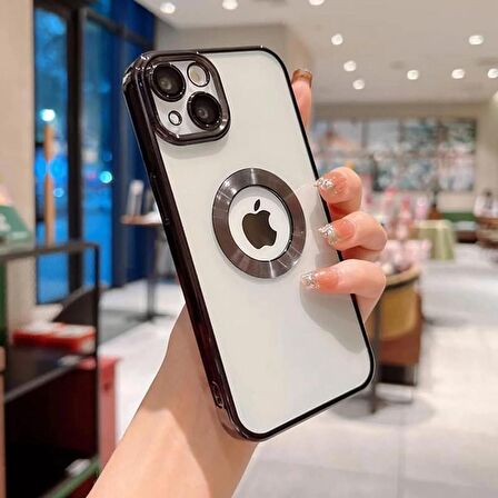 Apple iPhone 11 Modeliyle Uyumlu Renkli Çerçeveli, Kamera Korumalı Lazer Silikon Kılıf