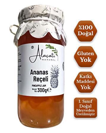 Doğal Ananas Reçeli Glutensiz 300 g