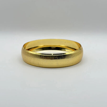 Çelik 22 Ayar Altın Kaplama Bilezik