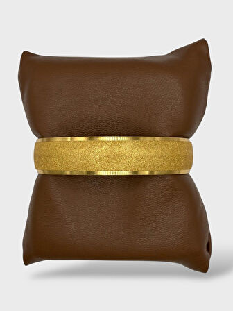 Çelik 22 Ayar Altın Kaplama Bilezik