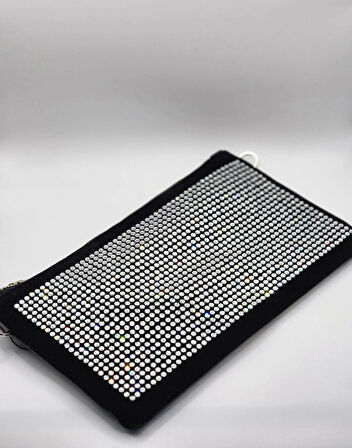 KRİSTAL KAKMA TAŞ KADIN EL-OMUZ ÇANTASI