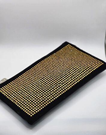 KRİSTAL KAKMA TAŞ KADIN EL-OMUZ ÇANTASI