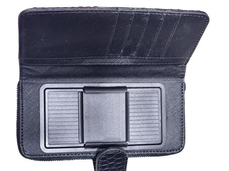 Kristal Taş & Figür Model Telefon Koyma Mekanizmalı Kart Vs. Kullanıma Uygun El Çantası