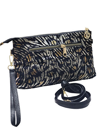 PARLAK '' ORTA BOY'' KADIN  EL-OMUZ ÇANTASI