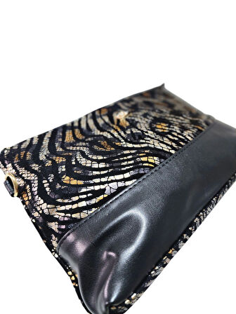 PARLAK '' ORTA BOY'' KADIN  EL-OMUZ ÇANTASI