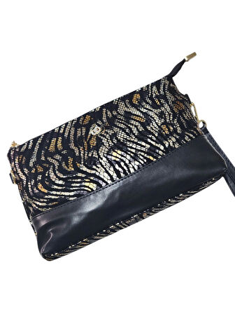 PARLAK '' ORTA BOY'' KADIN  EL-OMUZ ÇANTASI