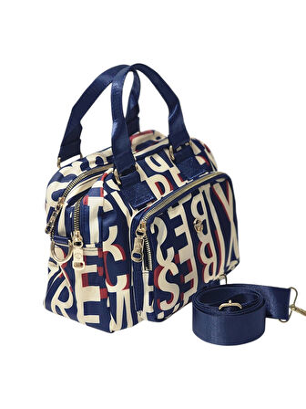 '' ORTA BOY'' İMPERTEKS KUMAŞ (ÇOK BÖLMELİ) GÜNLÜK KULLANIMA UYGUN EL-OMUZ ÇANTASI