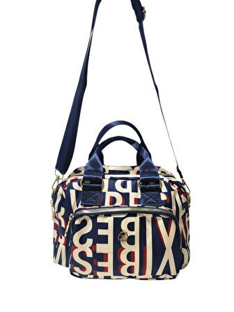 '' ORTA BOY'' İMPERTEKS KUMAŞ (ÇOK BÖLMELİ) GÜNLÜK KULLANIMA UYGUN EL-OMUZ ÇANTASI