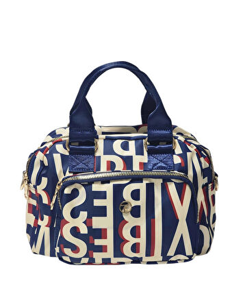 '' ORTA BOY'' İMPERTEKS KUMAŞ (ÇOK BÖLMELİ) GÜNLÜK KULLANIMA UYGUN EL-OMUZ ÇANTASI