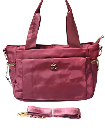 '' KÜÇÜK BOY'' İMPERTEKS KUMAŞ (ÇOK BÖLMELİ) GÜNLÜK KULLANIMA UYGUN EL-OMUZ ÇANTASI