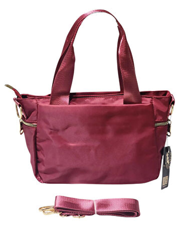 '' KÜÇÜK BOY'' İMPERTEKS KUMAŞ (ÇOK BÖLMELİ) GÜNLÜK KULLANIMA UYGUN EL-OMUZ ÇANTASI