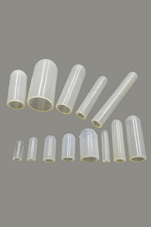 Silikon Maskeleme Şapkası Metrik 13 (12.70mm x 15.90mm x 38.10mm) 250 Adet