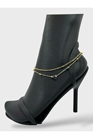 Çelik Nazar Boncuklu Halhal