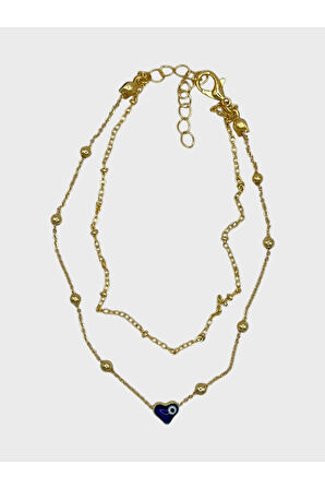 Çelik Nazar Boncuklu Halhal