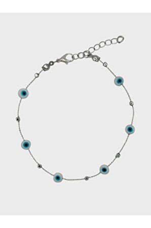 Çelik Nazar Boncuklu Halhal