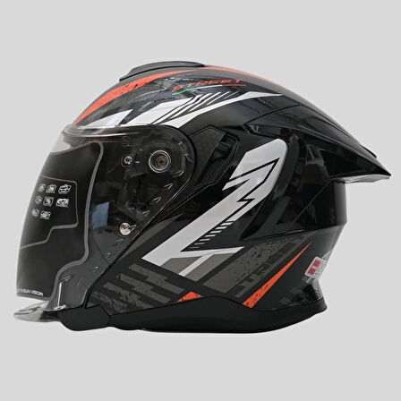 Arwic Street Yarım Açık  Kask Güneş Vizörlü 