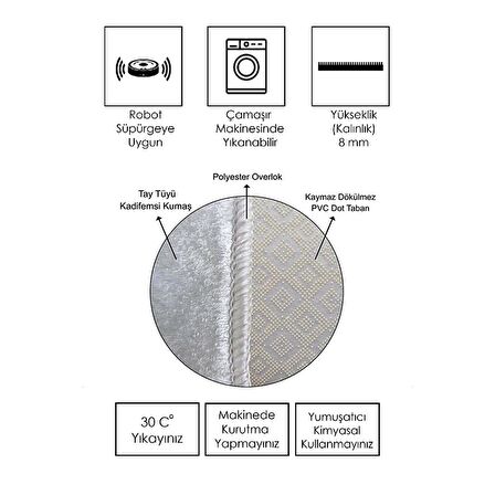 Dijital Baskı Yıkanabilir Kaymaz Taban Mutfak Halısı AR844