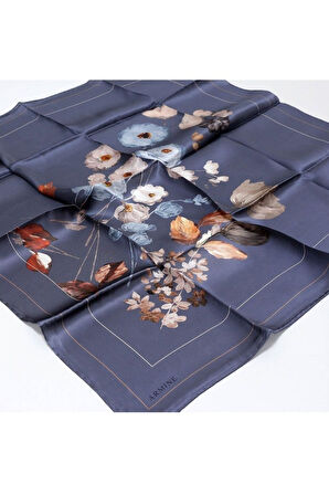 Armine Nostalji Serisi İpek Twill Eşarp 8128D-32