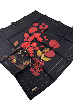 Armine Nostalji Serisi İpek Twill Eşarp 8128D-10