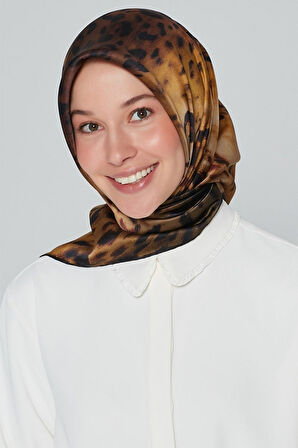 Armine Nostalji Serisi İpek Twill Eşarp 8260DS-09