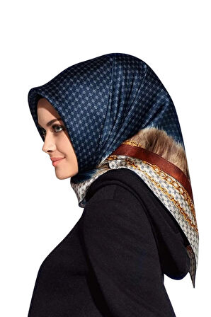 Armine Nostalji Serisi Sura İpek Eşarp 7535DS-01