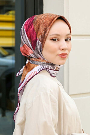 Armine Nostalji Serisi Sura İpek Eşarp 8122DS-01