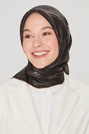 Armine Nostalji Serisi İpek Twill Eşarp 8559D-09