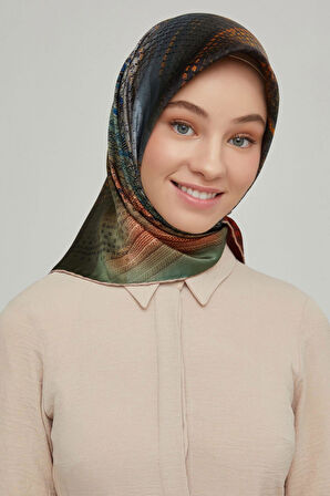 Armine Nostalji Serisi Twill İpek Eşarp 8602D-04