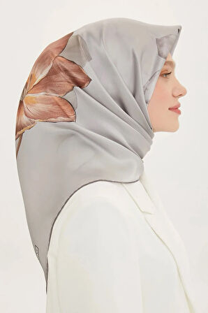 Armine Nostalji Serisi İpek Twill Eşarp 8737D-31