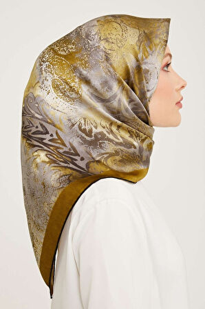 Armine İpek Eşarp 9041DS - 2023 Kış İpek Sura