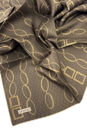 Armine Nostalji Serisi Twill İpek Eşarp 8925D-31