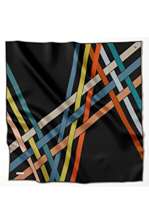 Armine Nostalji Serisi İpek Twill Eşarp 8923D-53