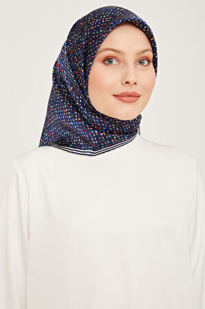 Armine Nostalji Serisi İpek Twill Eşarp 9013D-10