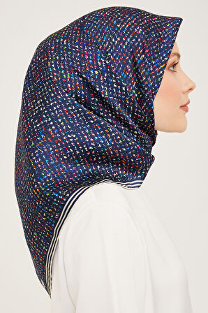 Armine Nostalji Serisi İpek Twill Eşarp 9013D-10