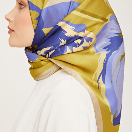 Armine Nostalji Serisi Twill İpek Eşarp 9042D-02