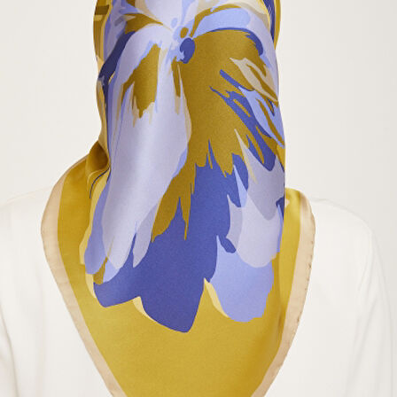 Armine Nostalji Serisi Twill İpek Eşarp 9042D-02
