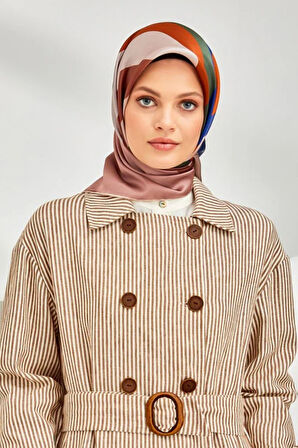 Armine Nostalji Serisi Twill İpek Eşarp 8301D-82