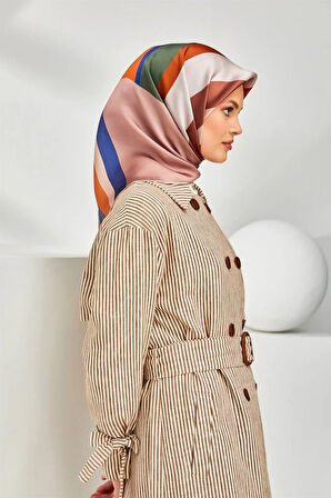 Armine Nostalji Serisi Twill İpek Eşarp 8301D-82