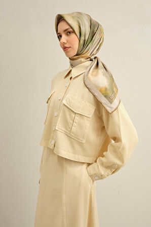Armine Twill İpek Eşarp 9310D