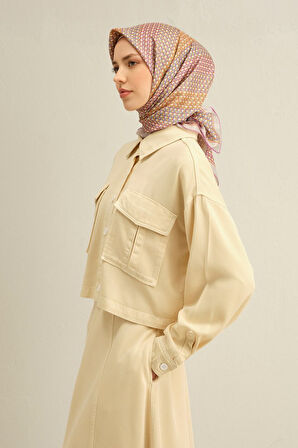 Armine Twill İpek Eşarp 9319D