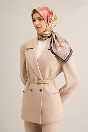 Armine Twill İpek Eşarp 9318D