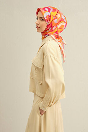 Armine Twill İpek Eşarp 9329D