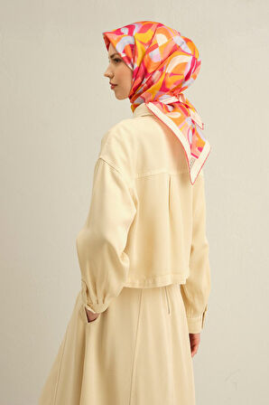 Armine Twill İpek Eşarp 9329D